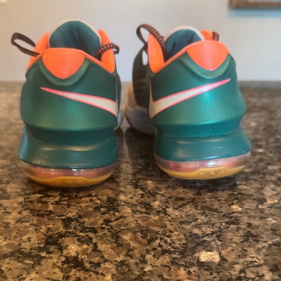 Nike air zoom KD 7 VII Easy Money White Green Size 9 Sneakers EUC - Picture 12 of 17